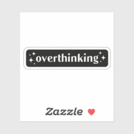 överdrivet klistermärken