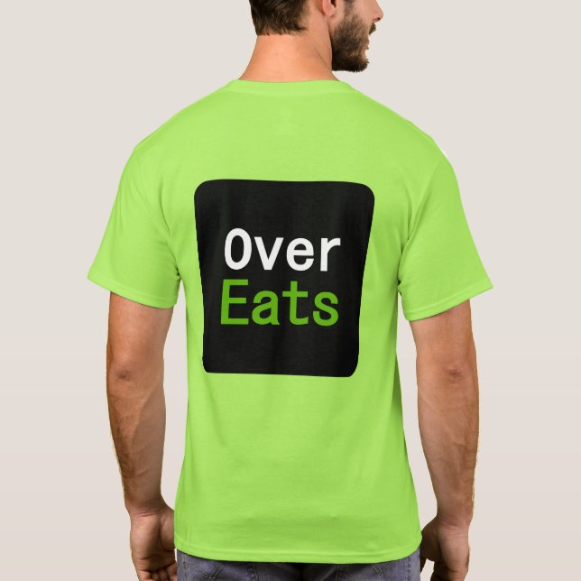 OverEats T Shirt (Baksida)