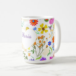 Överensstämmelse mellan Springtime-blommigt Kaffemugg
