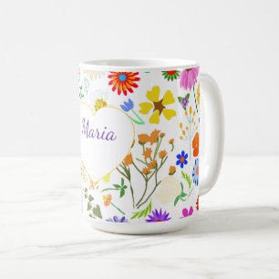 Överensstämmelse mellan Springtime-blommigt Kaffemugg