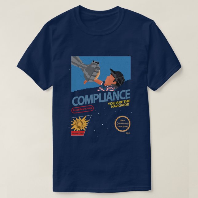 Överensstämmelseflygning för navigatören t shirt (Design framsida)