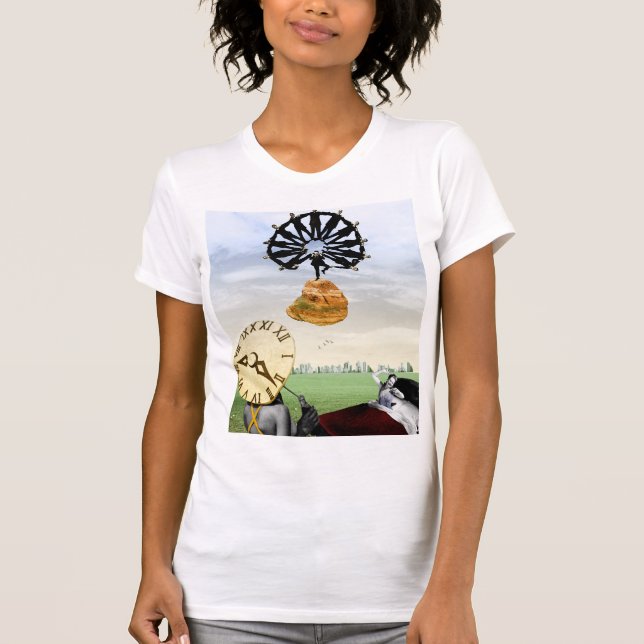Överensstämmer inte med tiden t shirt (Framsida)