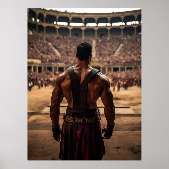 Övererövra kolosseum: Ancient Gladiator Arena Pos Poster (Framsidan)