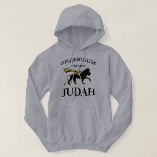 Övererövrande Lejon för Judah Hoodie