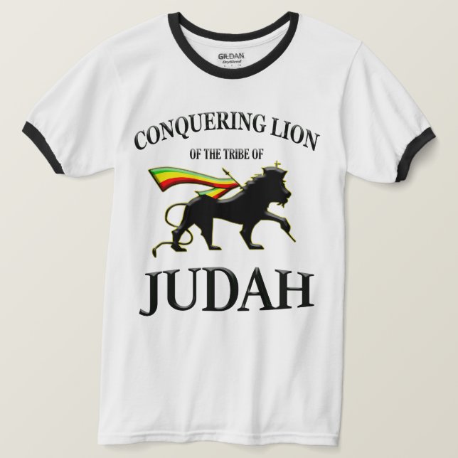 Övererövrande Lejon för Judah T Shirt (Design framsida)