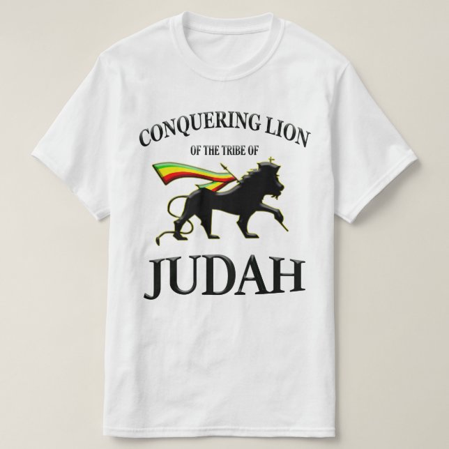 Övererövrande Lejon för Judah T Shirt (Design framsida)