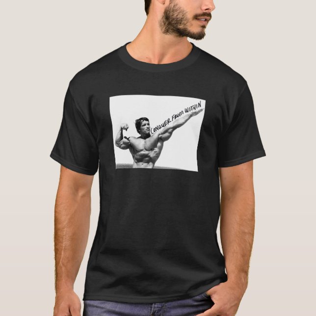 Övererska inifrån Arnold schwarzenegger stil - T Shirt (Framsida)