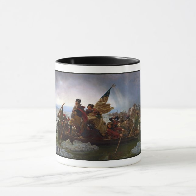 Överfarten över Delaware 1776: General George Wash Mugg (Center)