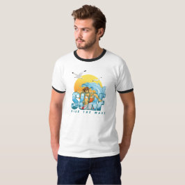 Överfarten rider vågen | Manar Ringer T Shirt