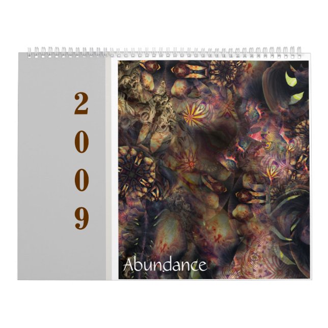 Överflöd 2009 floror kalender (Omslag)