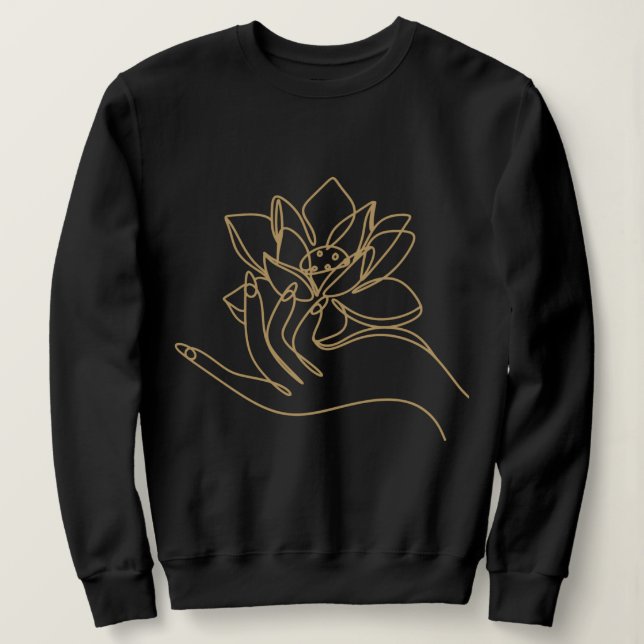 Överflöd Affirmation Minimalistisk T-Shirt (Design framsida)