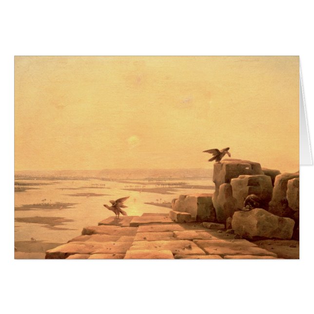 Överflöd av Nilen, 1842 Hälsningskort (Framsidan Horizontal)