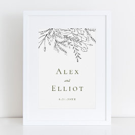 Överflödande bröllopsbukett poster