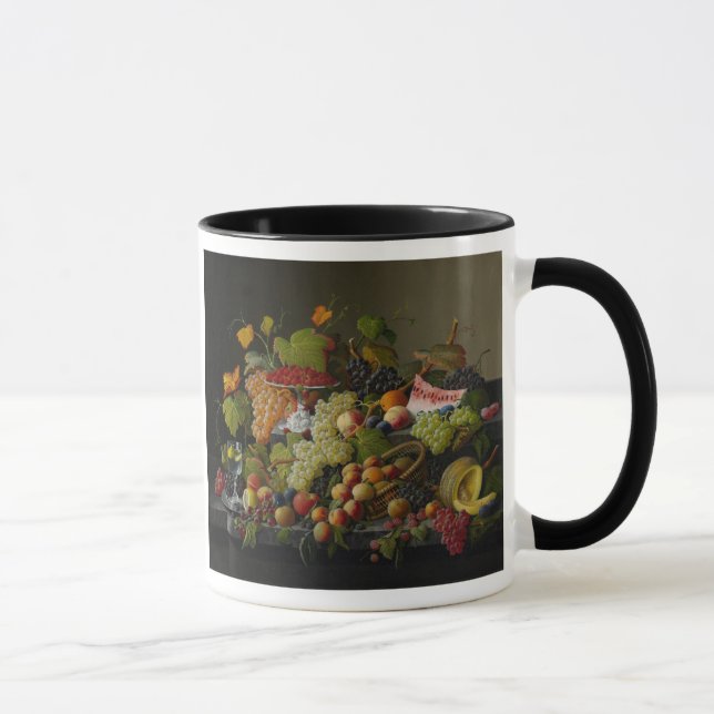 Överflödande frukt, 1858 (olja på kanfas) mugg (Höger)