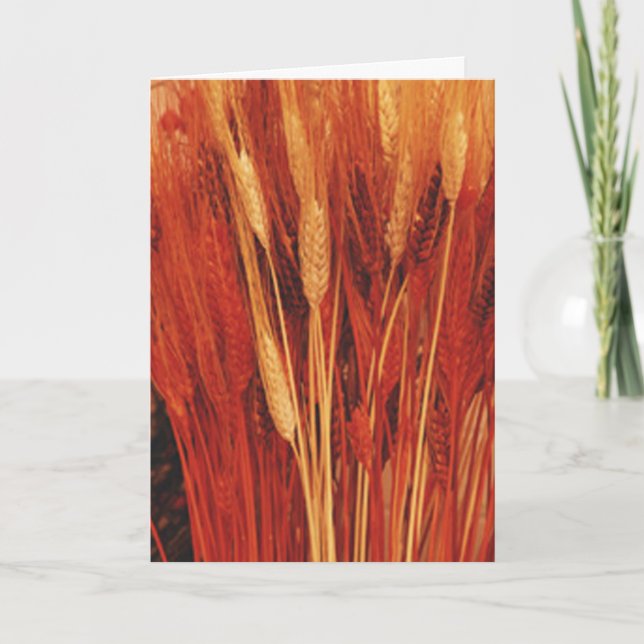 Överflödande välsignelser helgkort (Framsida)