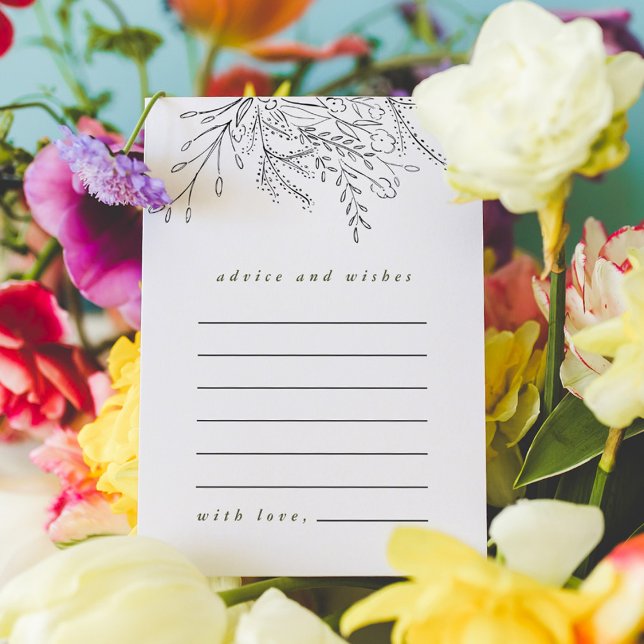 Överflödig Bouquet Råd och önskningar Kort (Skapare uppladdad)