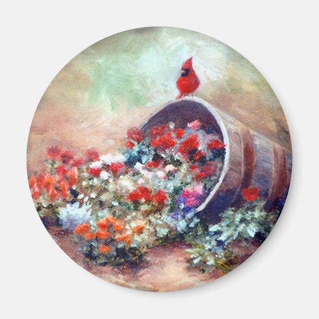 Överflödig kardinalmagnet magnet (Framsidan)