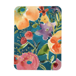 Överflödiga Blommigtar I Magnet