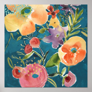 Överflödiga Blommigtar I Poster