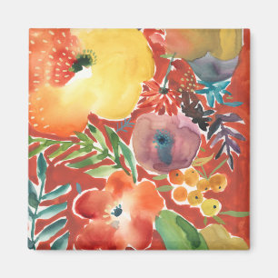 Överflödiga Blommigtar III Magnet
