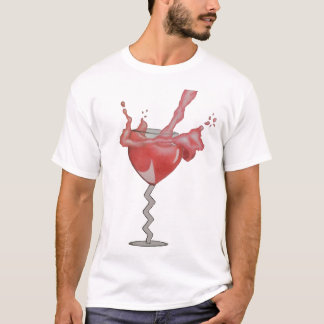 Överflödigt glas av Vin T Shirt