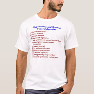 Överflödigt och korrumperat t shirt