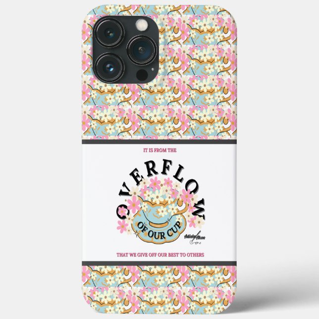 OVERFLOW Blommigt iphone case av Poet Adiela Akoo (Baksida)