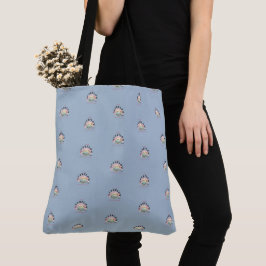 OVERFLOW Blue Tote designad av Poet Adiela Akoo Tygkasse