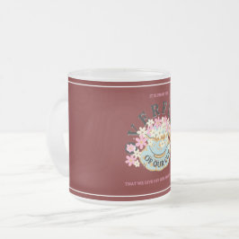 OVERFLOW Frosted Glass Mugg av Adiela Akoo