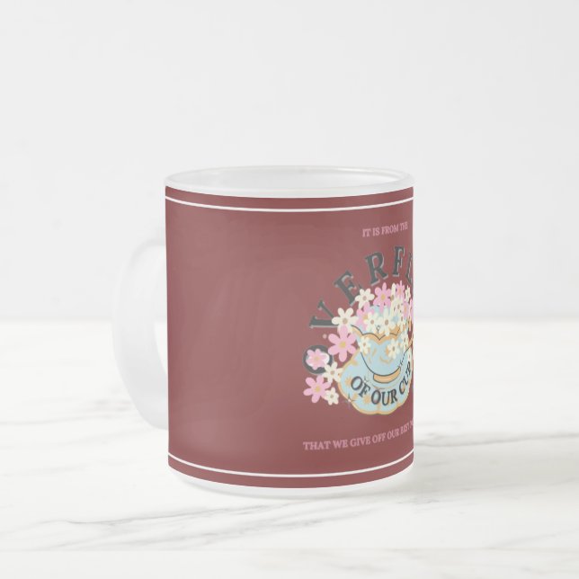 OVERFLOW Frosted Glass Mugg av Adiela Akoo (Framsida vänster)