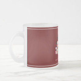 OVERFLOW Frosted Glass Mugg av Adiela Akoo