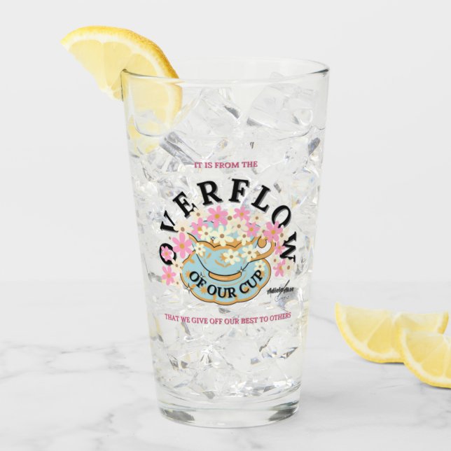 OVERFLOW Glas av Adiela Akoo (Framsida Ice)