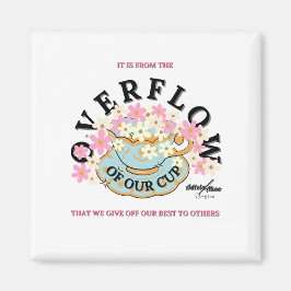 OVERFLOW Square Magnet Designad av Adiela Akoo