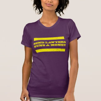 Överför advokater vapen & pengar (det gula tee shirt