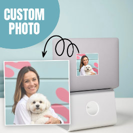 Överför Anpassningsbar Pet Pic Gift-etikett för öv Klistermärken