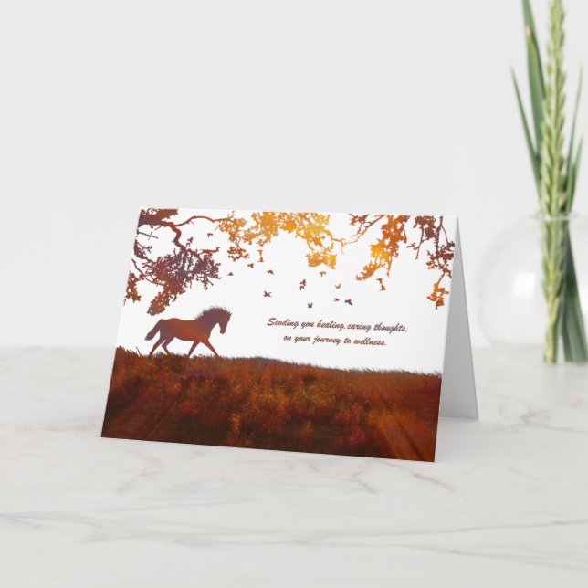 Överför att läka att bry sig tankekortet kort (Framsida)