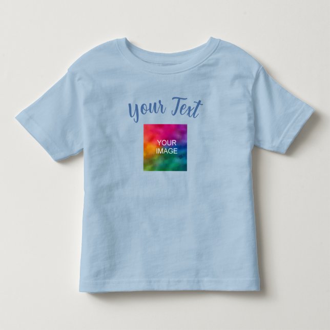 Överför bildfil med anpassningsbar Baby T Shirt (Framsida)