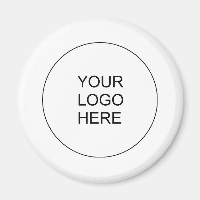 Överför Business Logotyp Add Text Skapar din egen Magnet (Framsidan)