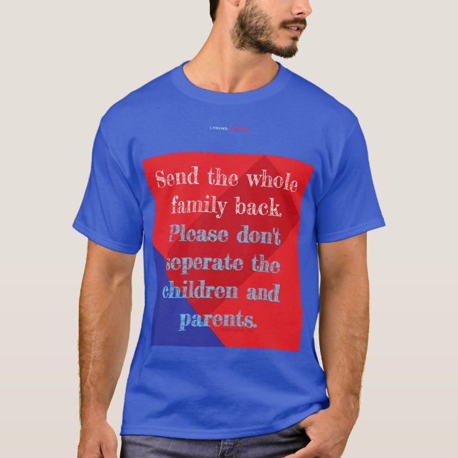 Överför den hela familjen t shirt (Framsida)