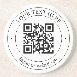 Överför din egen QR-kod och Anpassade-text Underlägg
