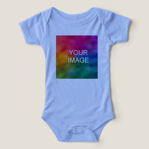 Överför fotoavbildning till Småbarn och Baby blue  T Shirt