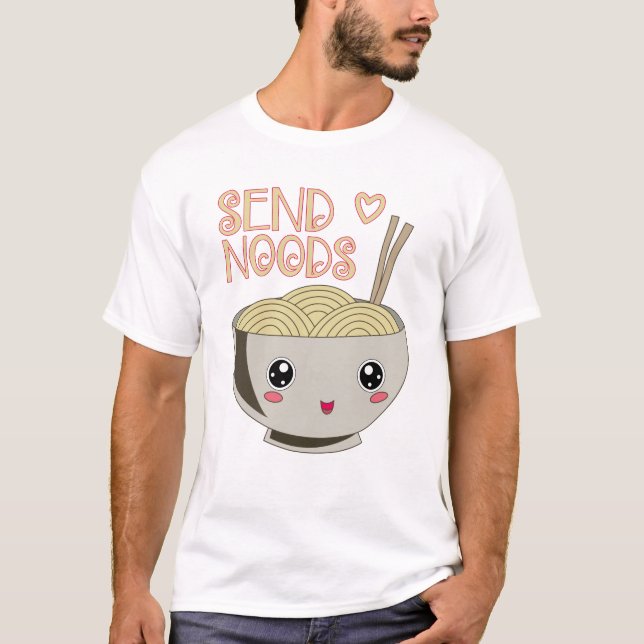 Överför gåvan för soppa för nudeln för misoen för t shirt (Framsida)