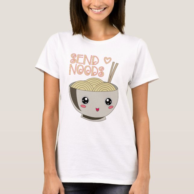 Överför gåvan för soppa för nudeln för misoen för t shirt (Framsida)