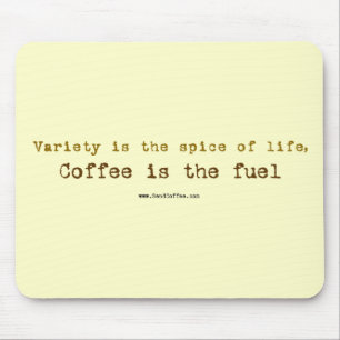 Överför kaffeslogan - mousepad musmatta