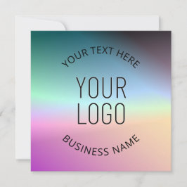 Överför Logotyp | Färgförändrande övertoning Färg Inbjudningar