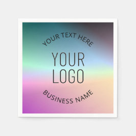 Överför Logotyp | Färgförändrande övertoning Färg Pappersservett