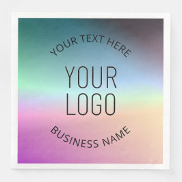Överför Logotyp | Färgförändrande övertoning Färg Pappersservett