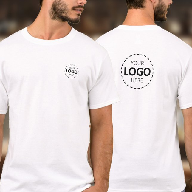 Överför logotyp - Logotyp fram och bak T Shirt (Skapare uppladdad)