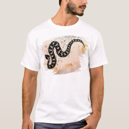 Överför massasauga-ormen i Peach T Shirt