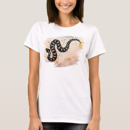 Överför massasauga-ormen i Peach T Shirt
